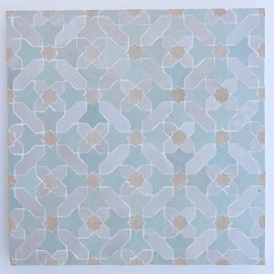 Beni Ansar Zellige Mosaic Tile - Green Tea, Wheat, Earth
