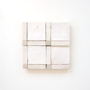 4x4 Zellige Palais Mosaic Tile - Chalk w/ Silk, Wheat (*NEW* Stock)